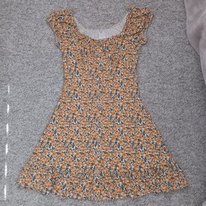 NWOT - Yellow Floral Sun Dress
